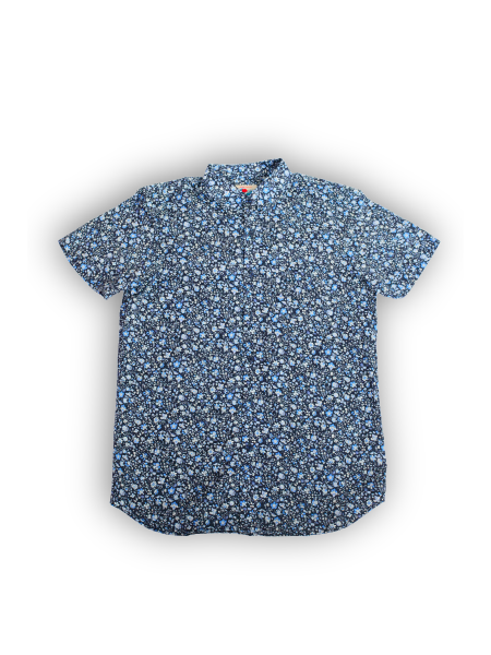 Regular Fit Button Up Shirt - Daffodil Navy (Front)