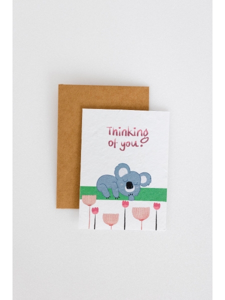 Thinking of You – Plantable Greeting card