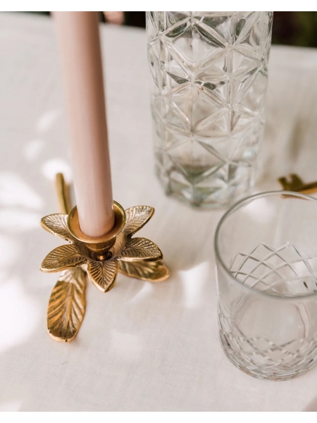 SMALL FLOWER CANDLE HOLDER BY A LA COLLECTION