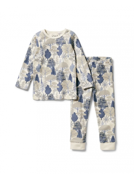 FOREST ORGANIC COTTON LONG SLEEVE PYJAMAS FROM WILSON AND FRENCHY