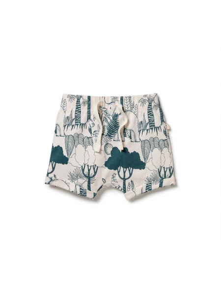 WILD WILDERNESS ORGANIC TIE FRONT SHORT FROM WILSON AND FRENCHIE